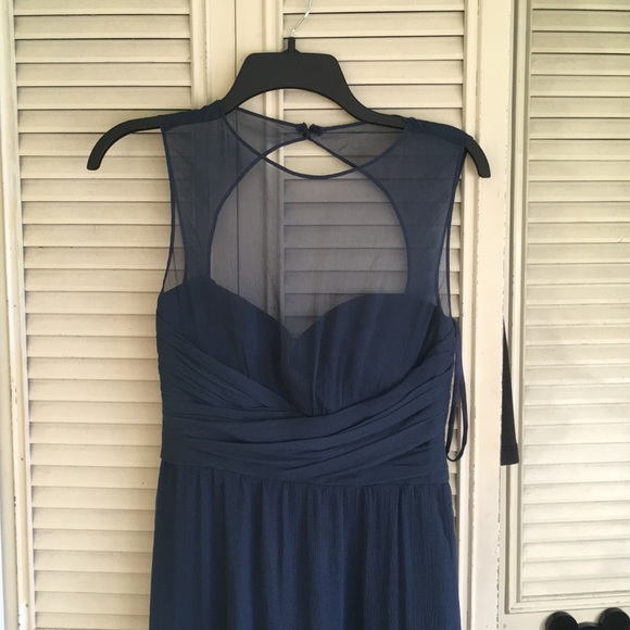 Amsale Navy Dress - Picture 4 of 4